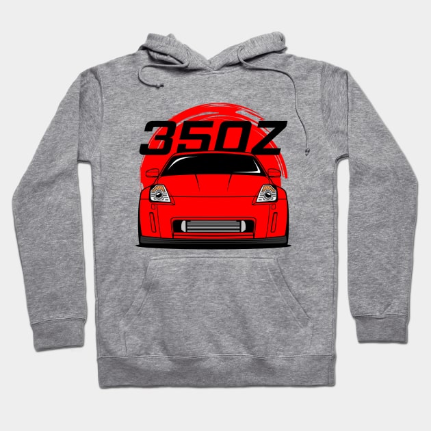 Red 350Z JDM Hoodie by GoldenTuners